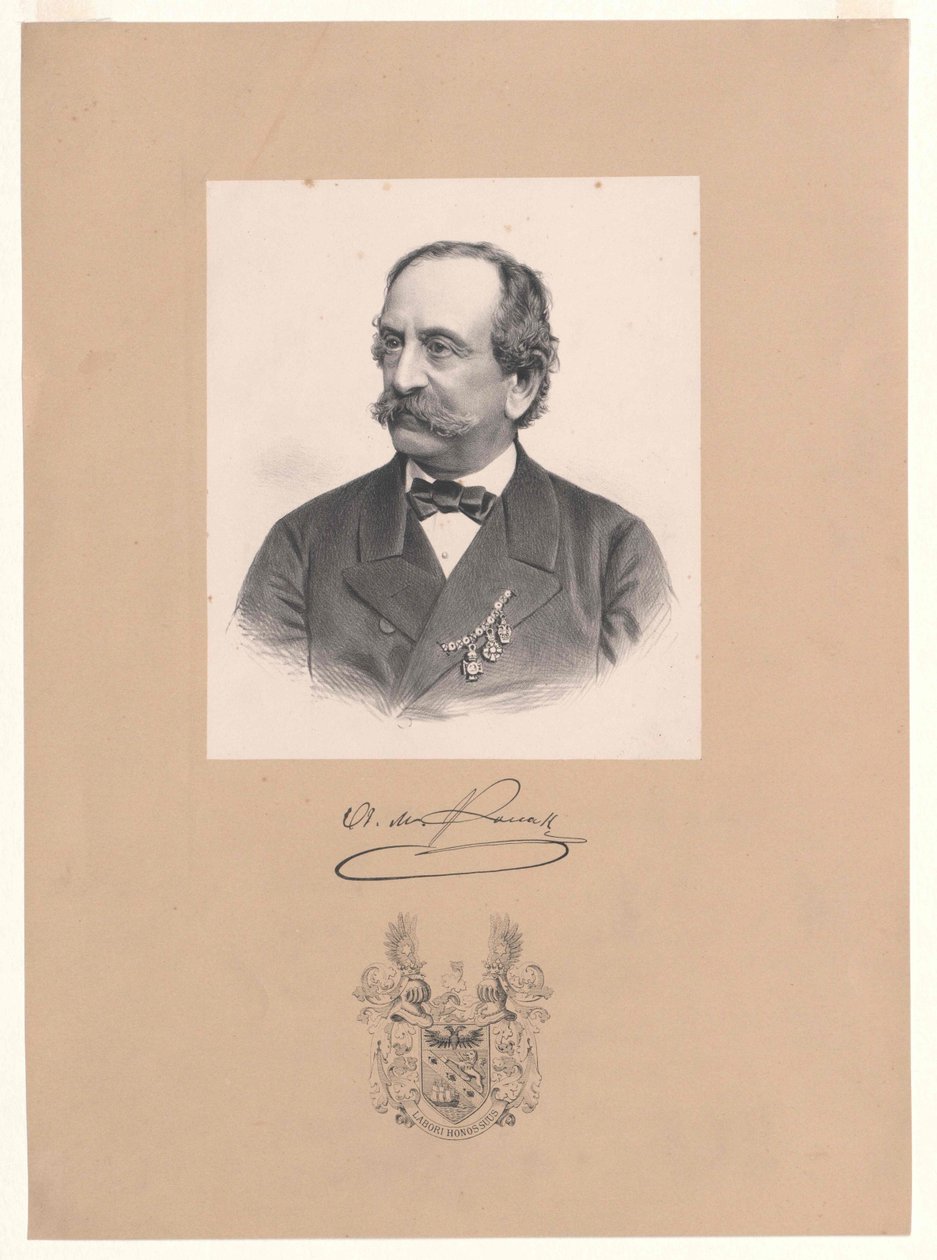 Ritter von Rudin Pollak (druk) autorstwa Artist Unknown