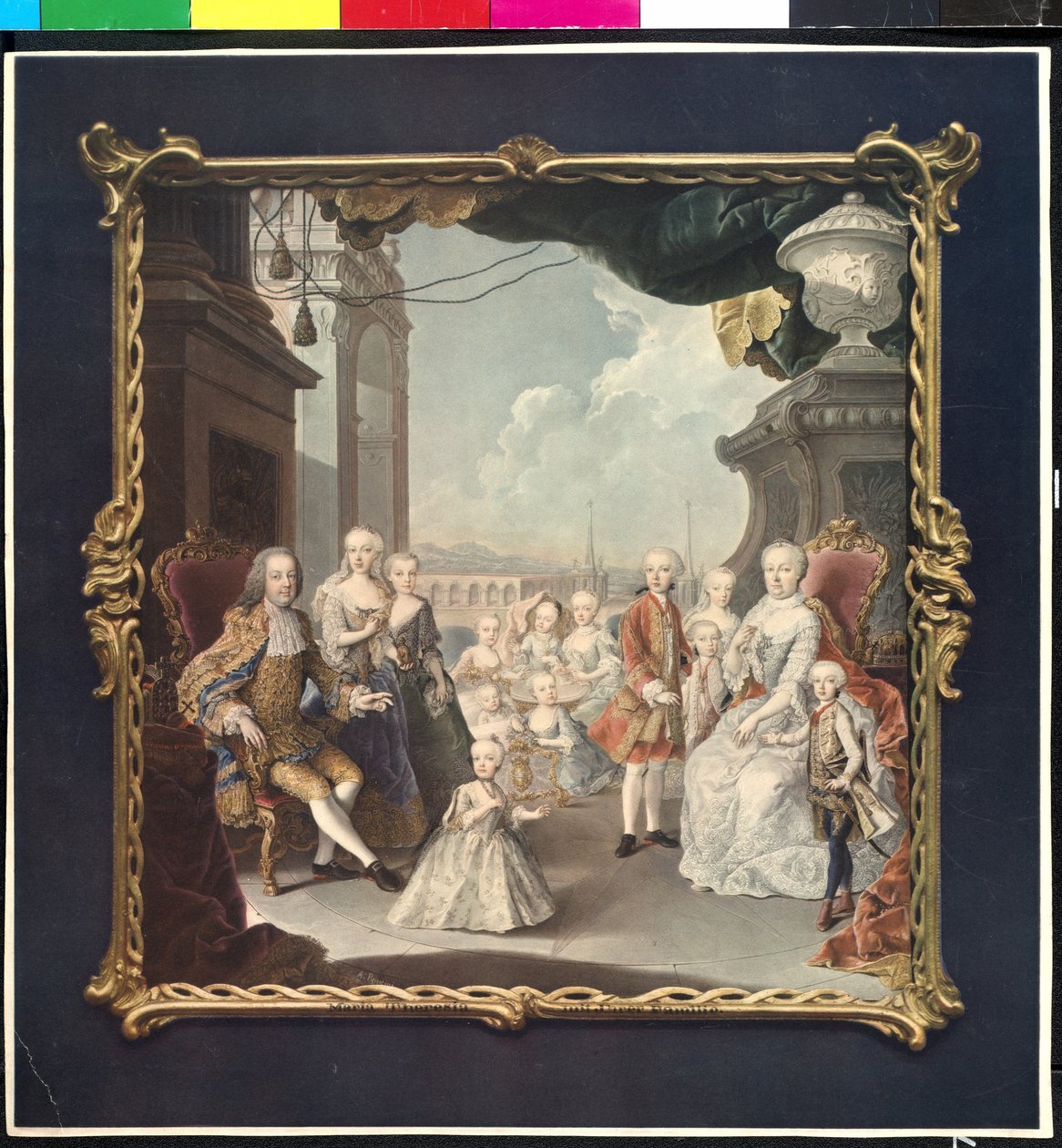 Cesarzowa rzymsko-niemiecka 1717-1780 Maria Teresa autorstwa Artist Unknown
