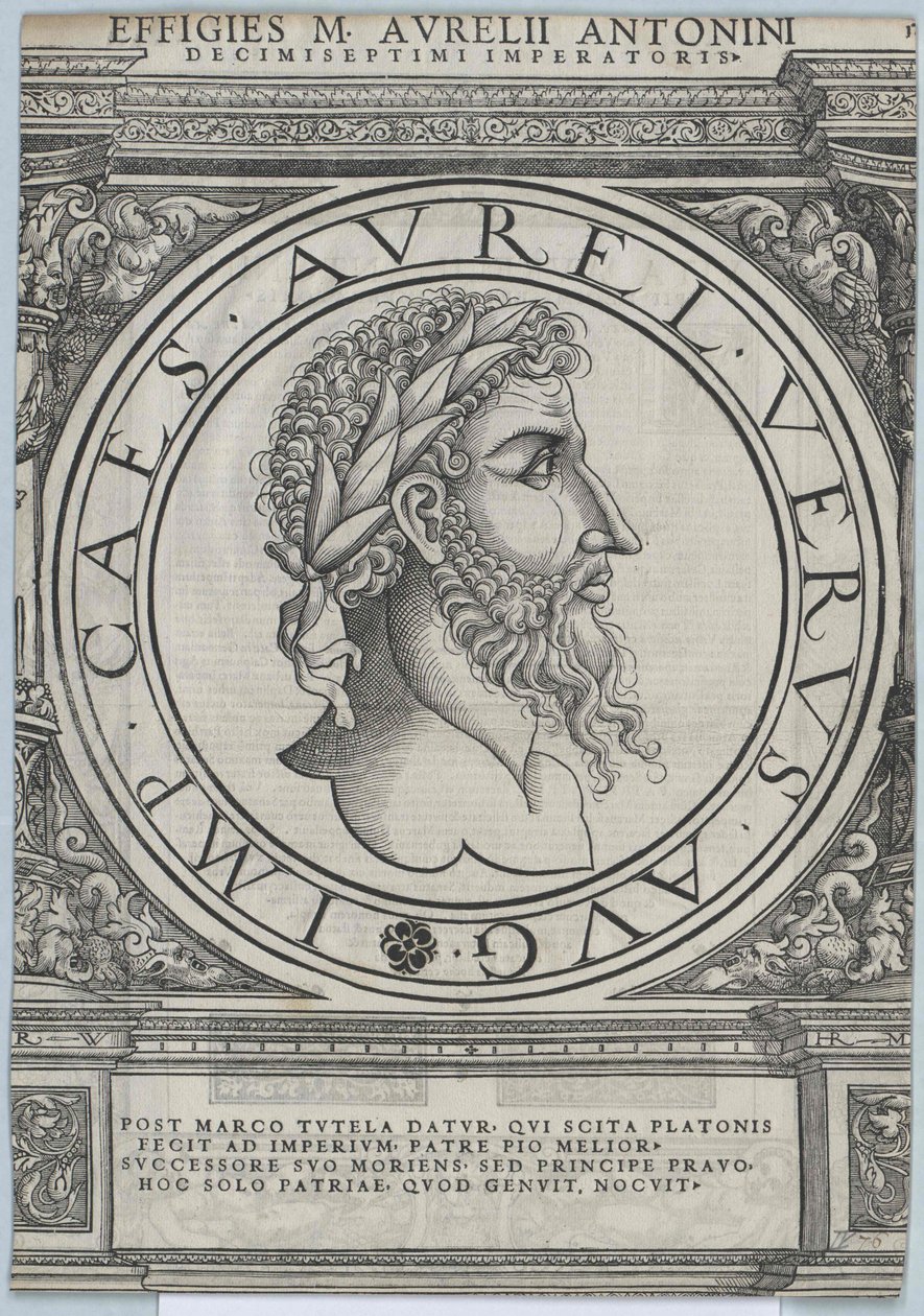 Rzymski cesarz Marek Aureliusz autorstwa Artist Unknown