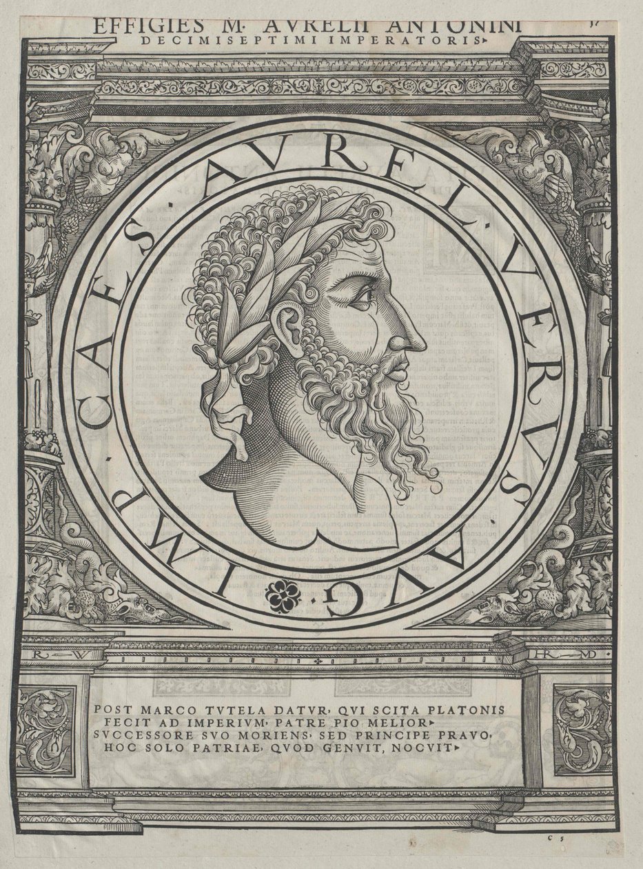 Rzymski cesarz Marek Aureliusz autorstwa Artist Unknown