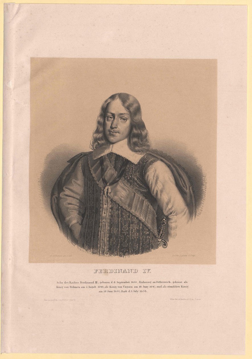 Rzymski król Ferdynand IV autorstwa Artist Unknown