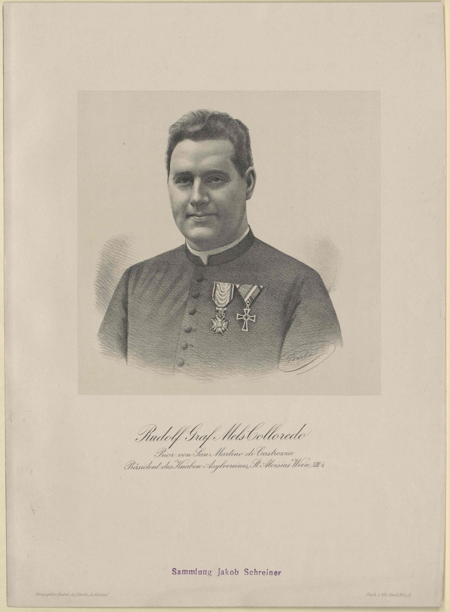 Rudolf hrabia Mels-Colloredo (druk) autorstwa Artist Unknown