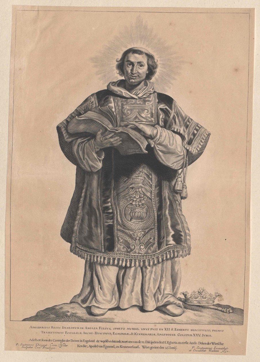 Święty Wojciech z Egmontu autorstwa Artist Unknown