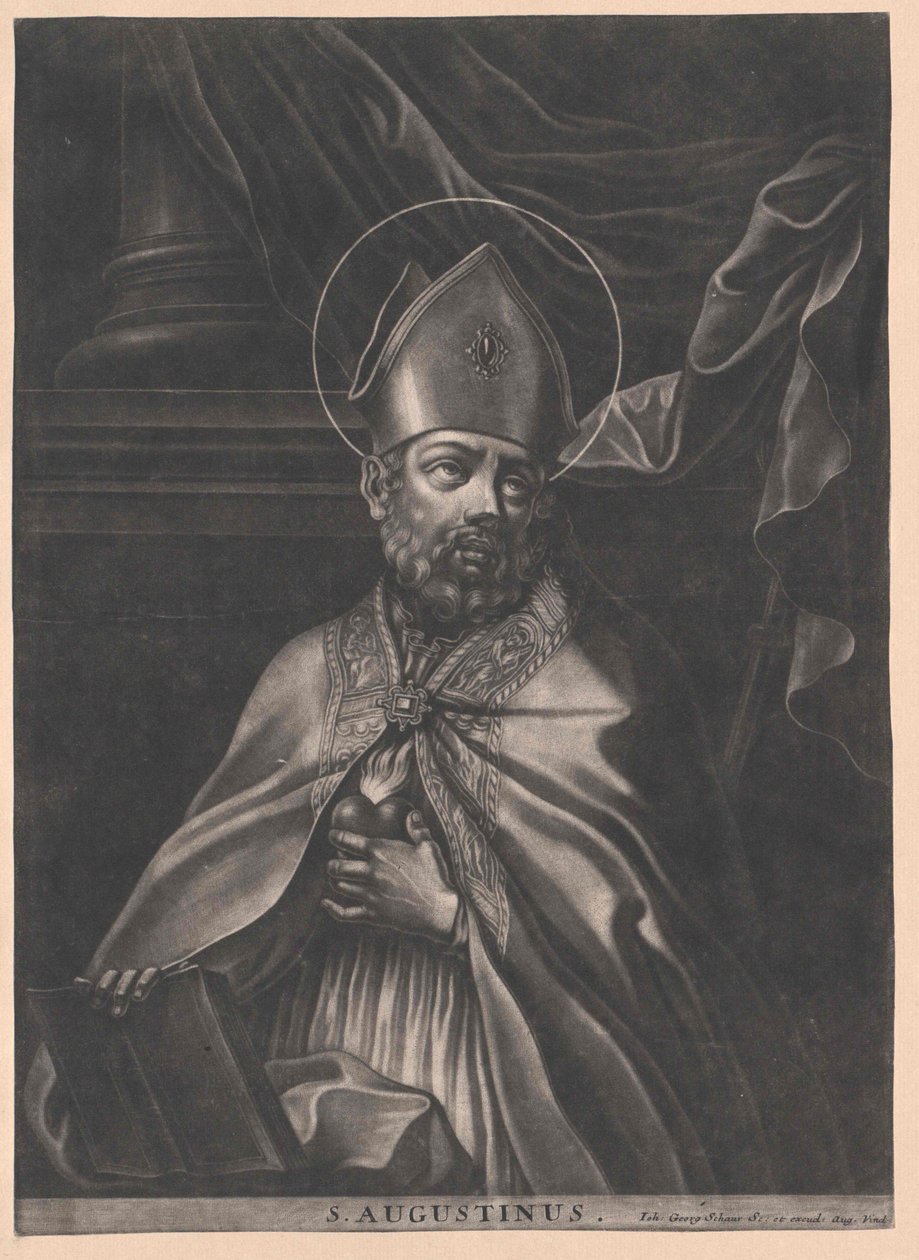 Święty Augustyn z Hippony autorstwa Artist Unknown