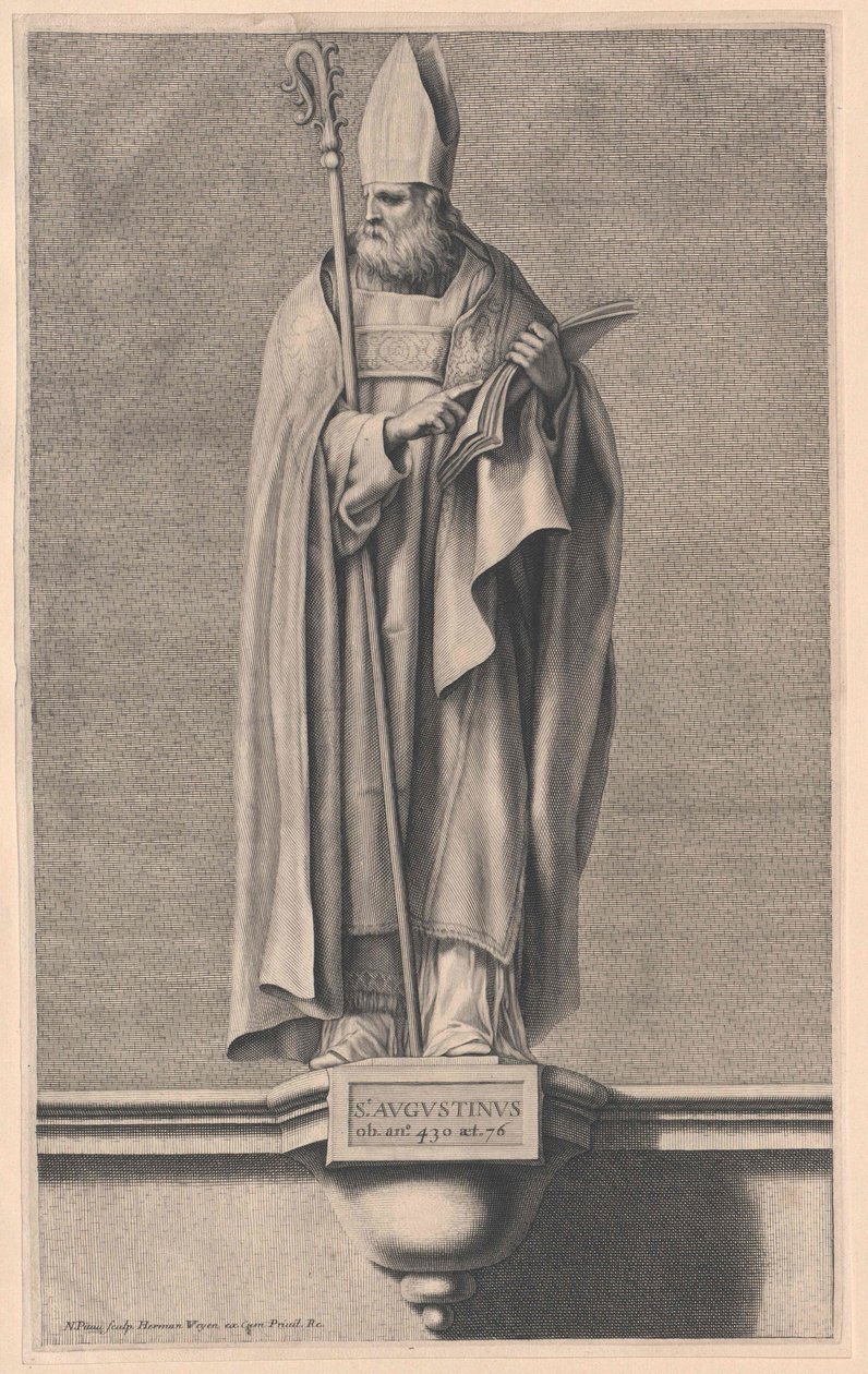 Święty Augustyn z Hippony autorstwa Artist Unknown