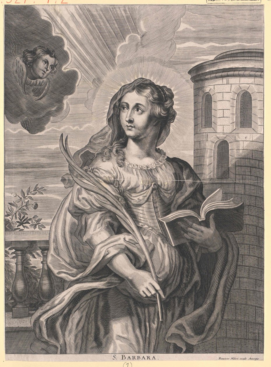 Święta Barbara autorstwa Artist Unknown