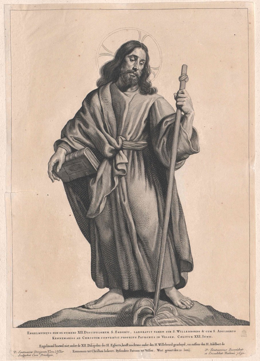 Święty Engelmund z Utrechtu autorstwa Artist Unknown