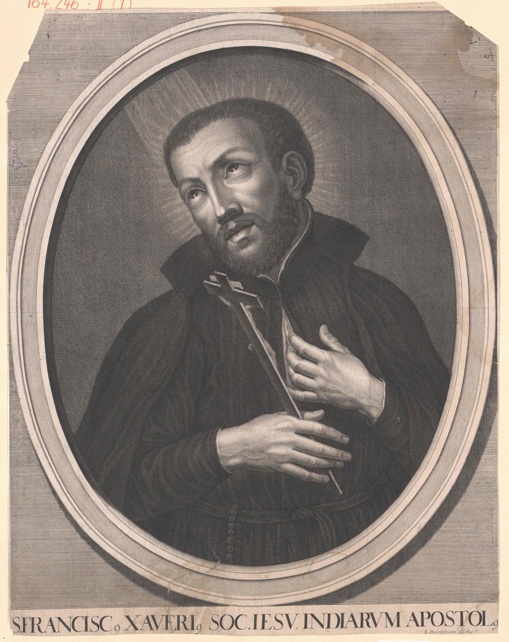 Święty Franciszek Ksawery autorstwa Artist Unknown