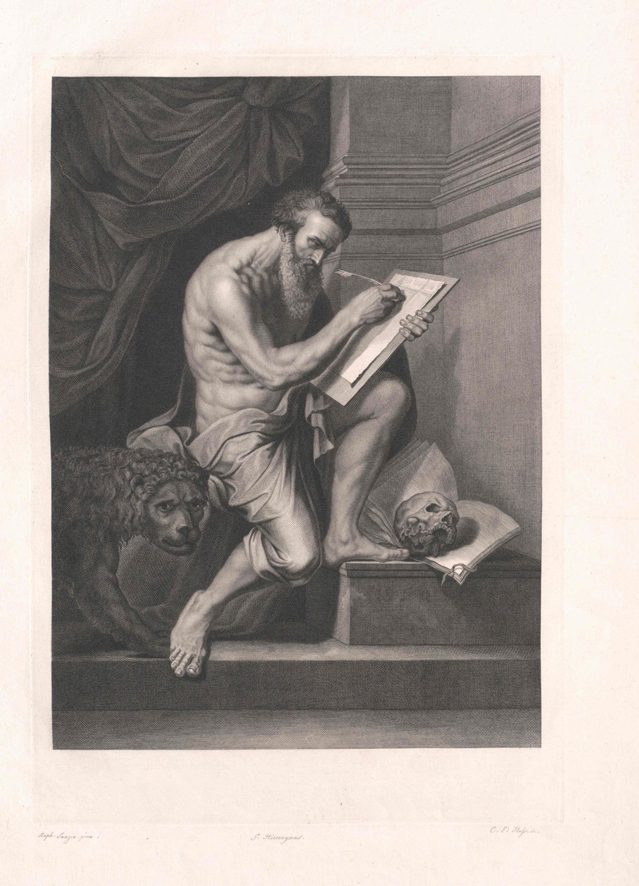 Saint Jerome autorstwa Artist Unknown