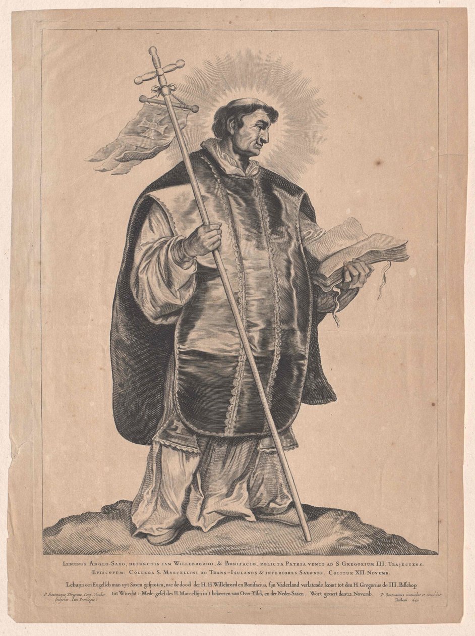 Święty Lebuin z Deventer autorstwa Artist Unknown