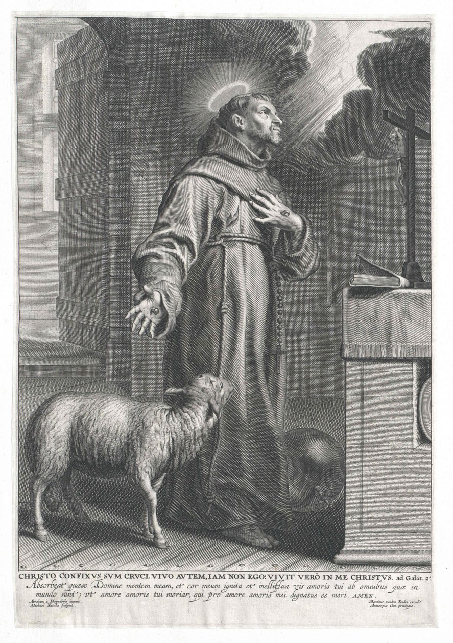 Święty Franciszek z Asyżu autorstwa Artist Unknown