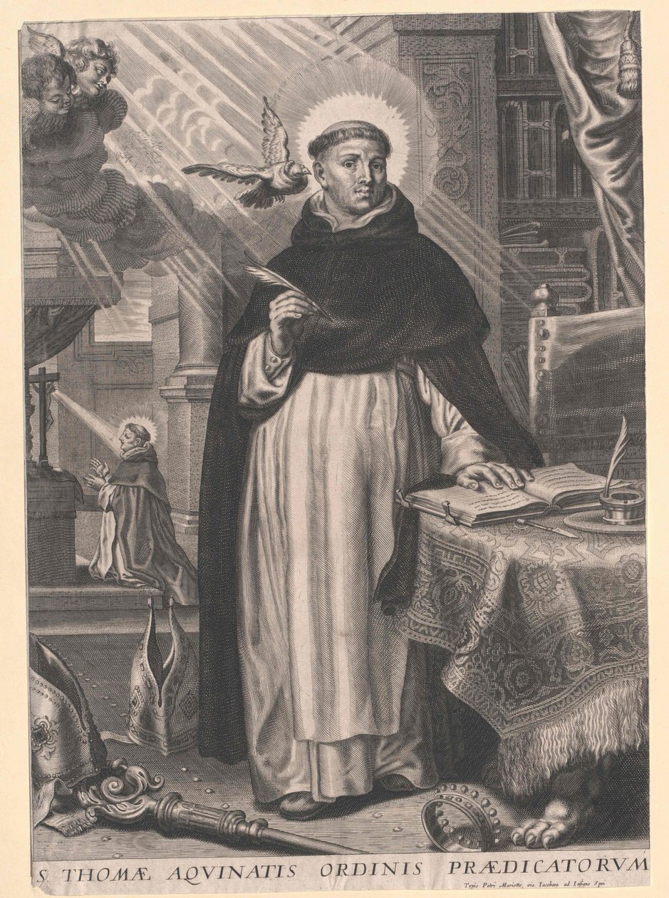 Święty Tomasz z Akwinu autorstwa Artist Unknown