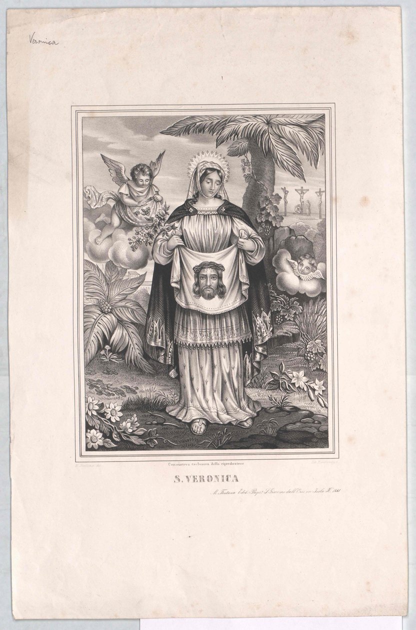 Święta Weronika autorstwa Artist Unknown