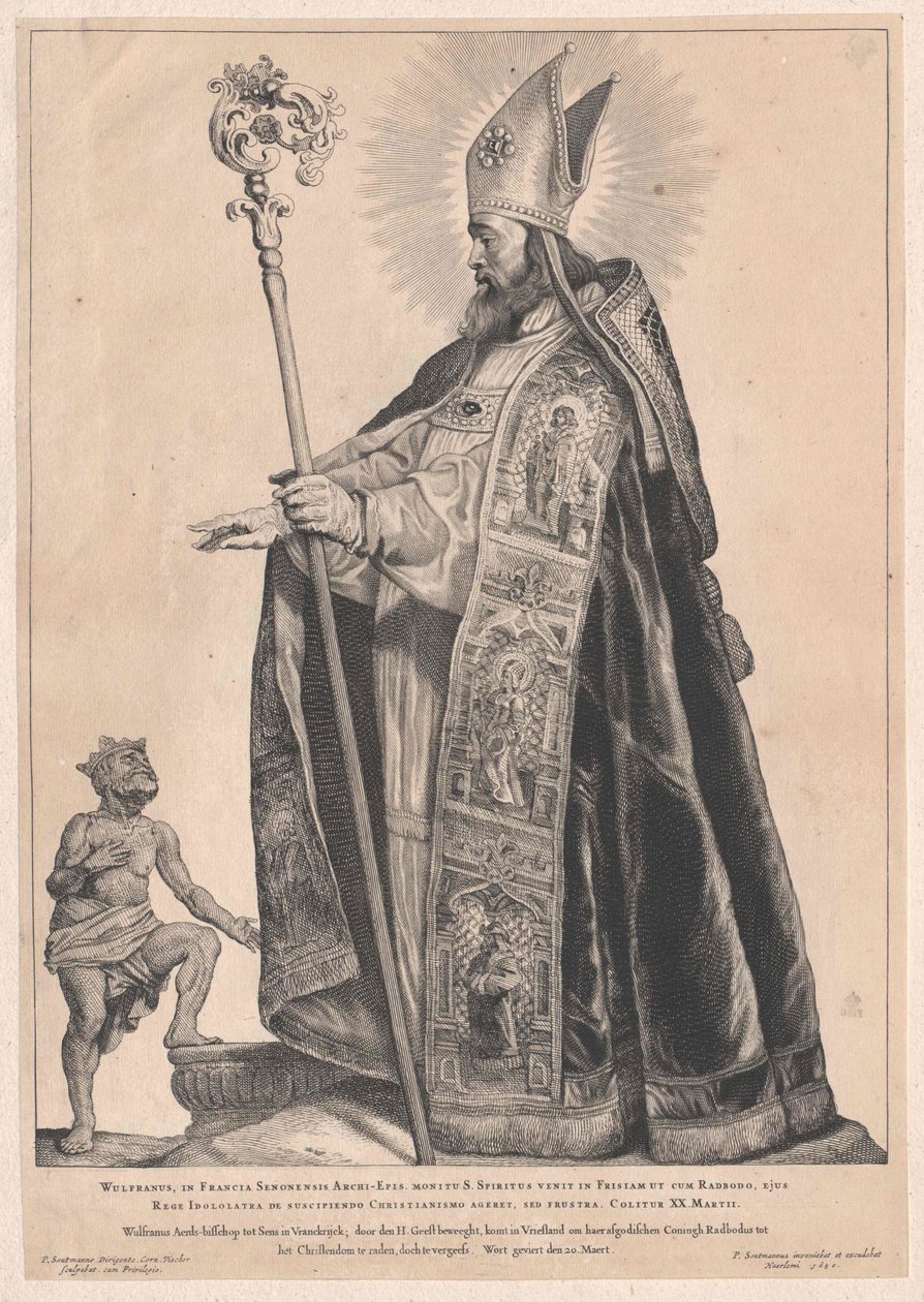 Święty Wulfram senior autorstwa Artist Unknown