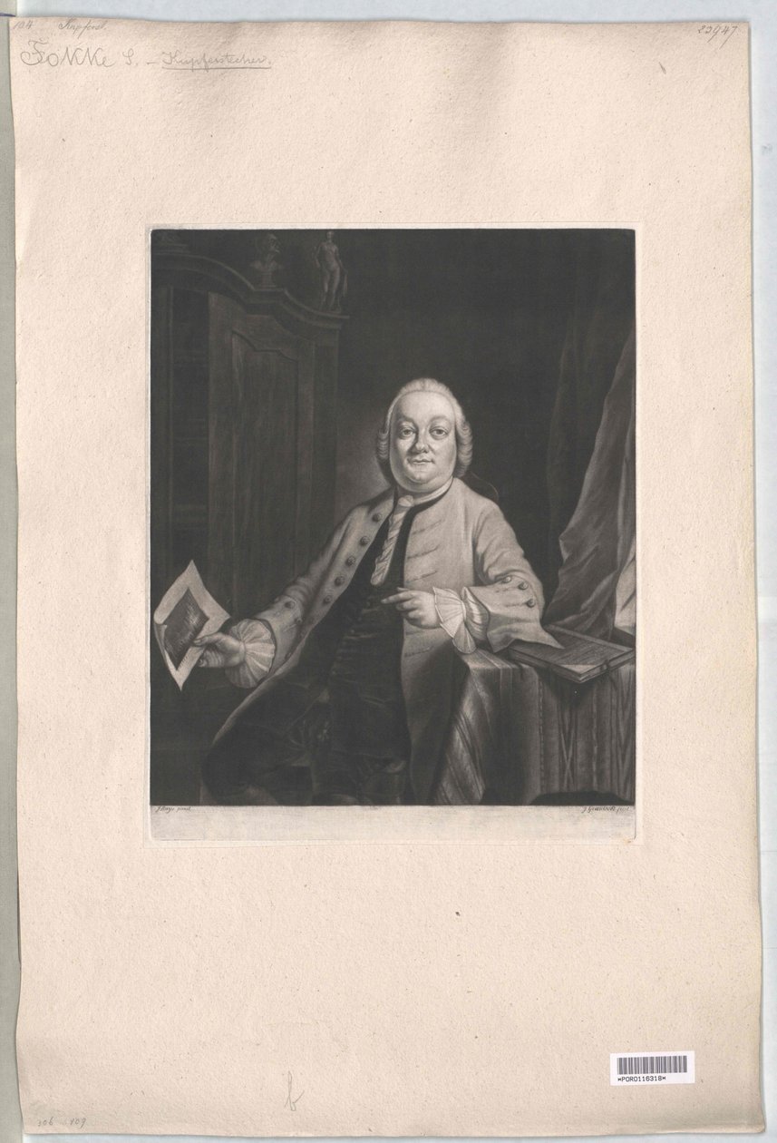 Simon Fokke autorstwa Artist Unknown