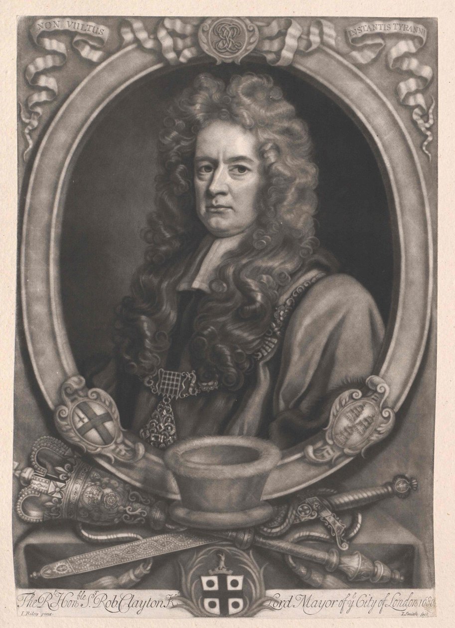 Sir Robert Clayton (druk) autorstwa Artist Unknown