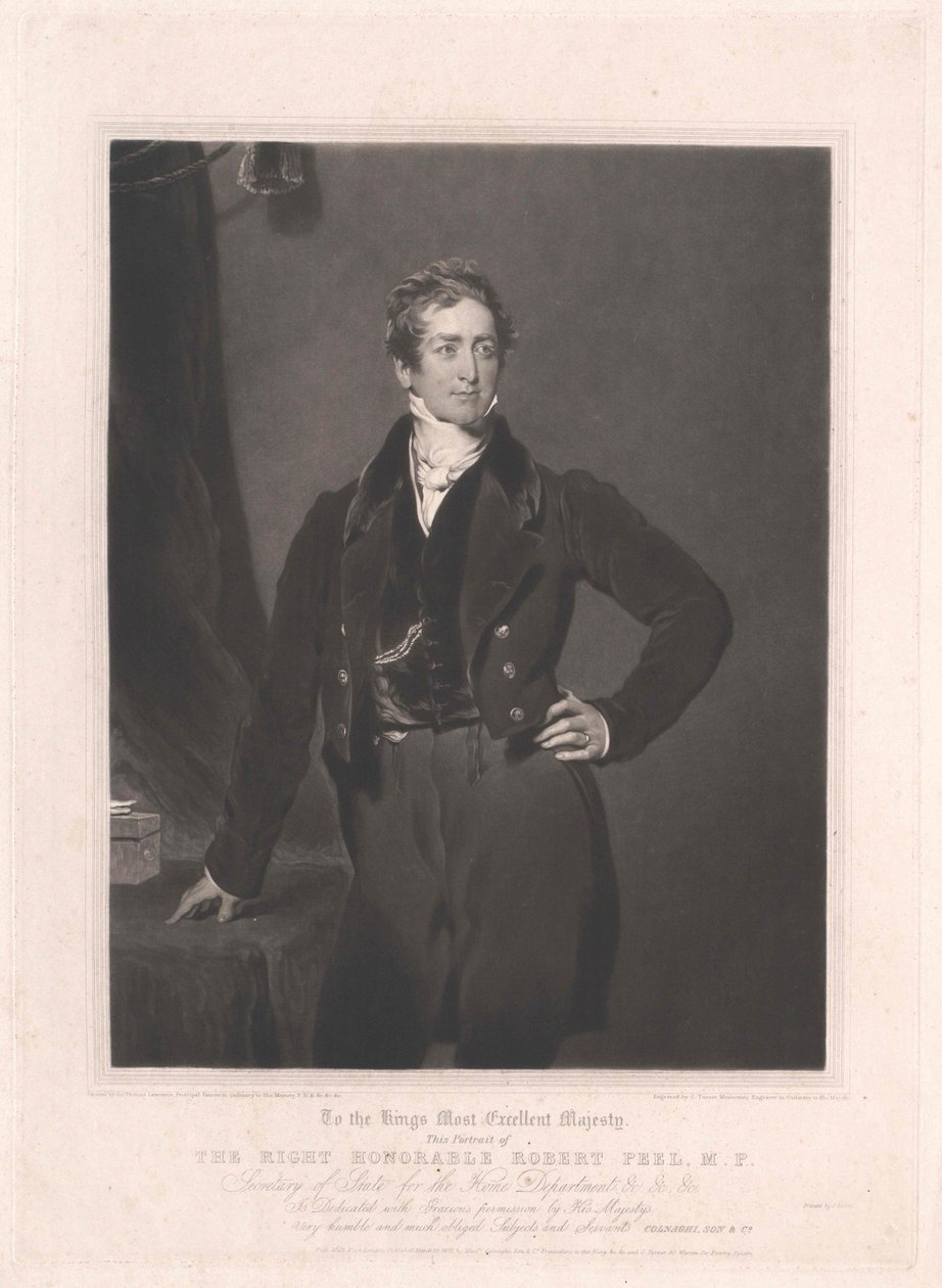 Sir Robert Peel autorstwa Artist Unknown