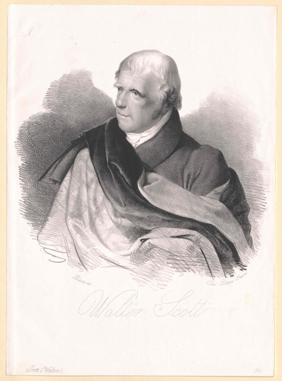 Sir Walter Scott autorstwa Artist Unknown