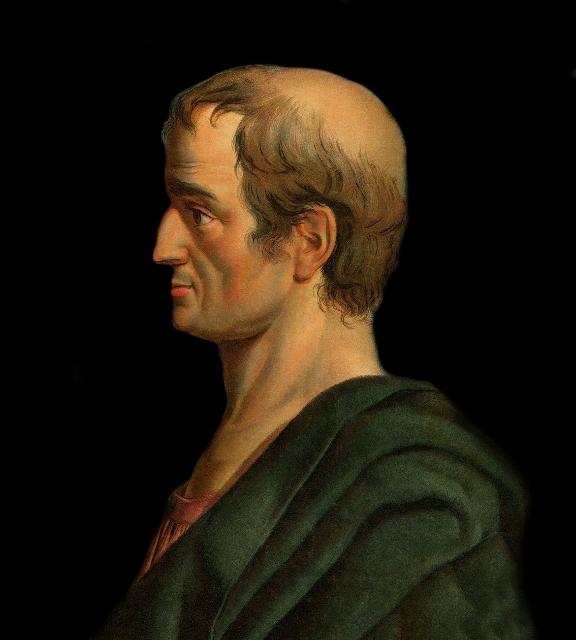 Solon, grecki prawnik, poeta i kupiec - Portret Solona, prawodawcy i poety z Aten autorstwa Artist Unknown