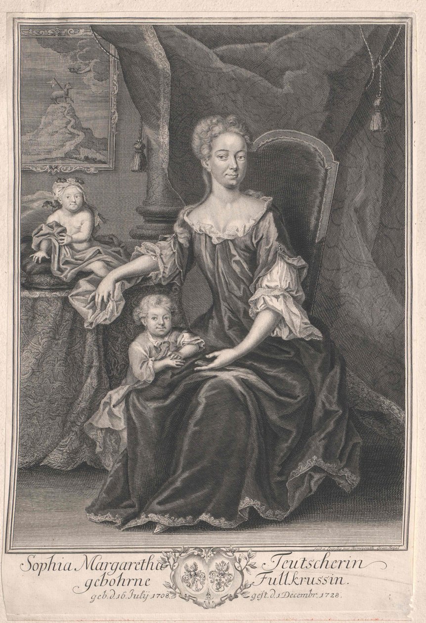 Sophia Margaretha Fullkruss autorstwa Artist Unknown