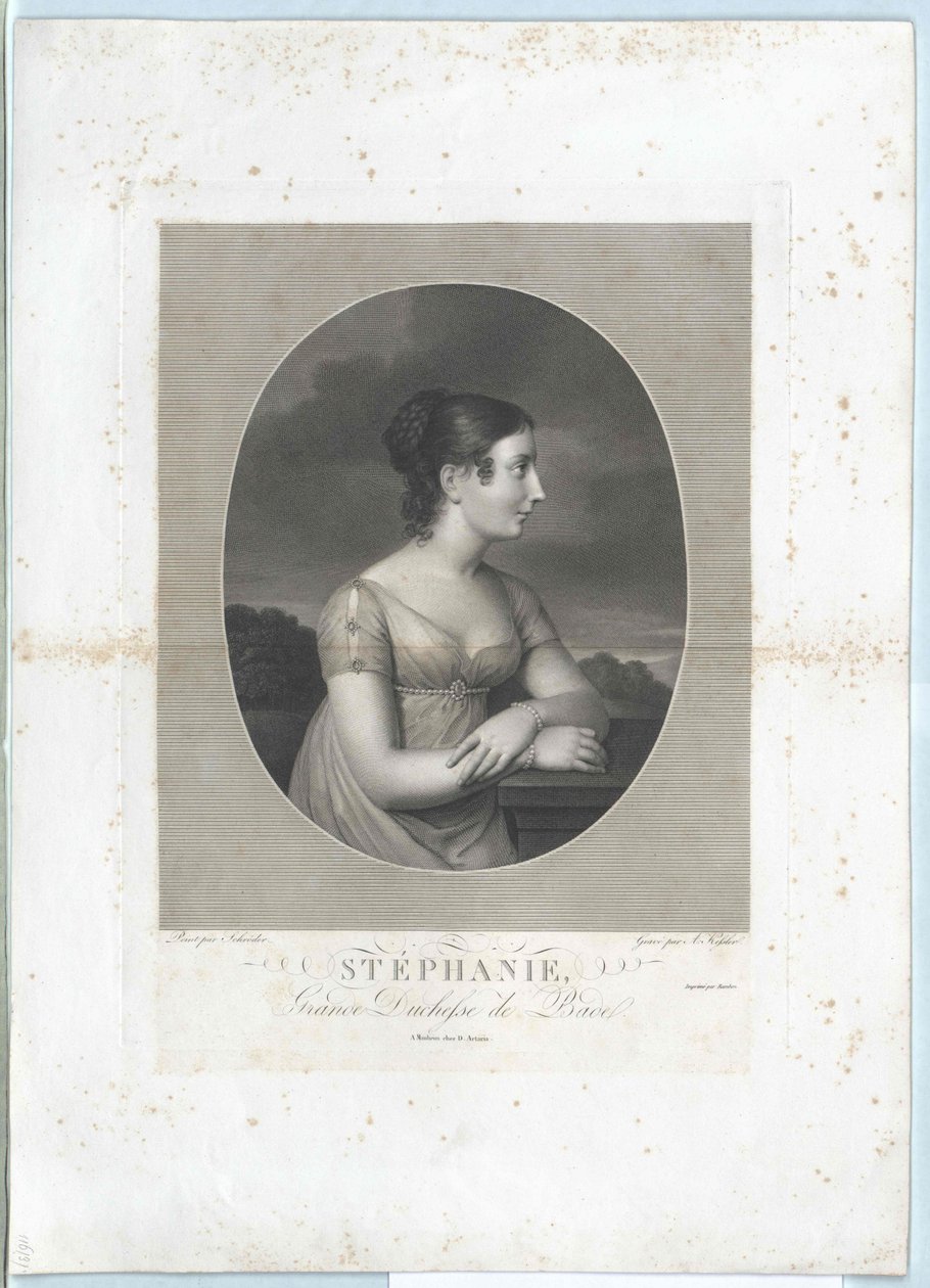 Stephanie z Baden autorstwa Artist Unknown