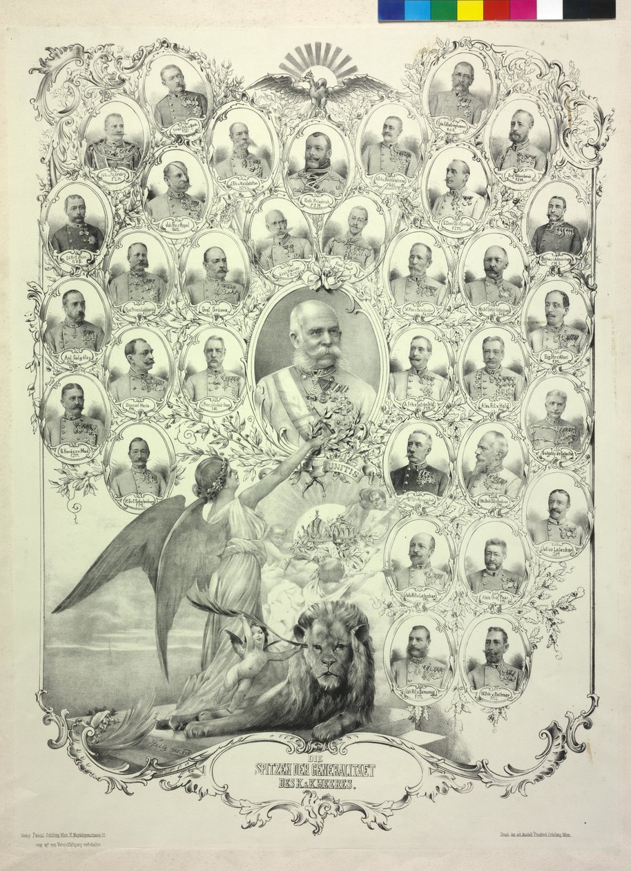 Kogut generałów armii k. i k. autorstwa Artist Unknown
