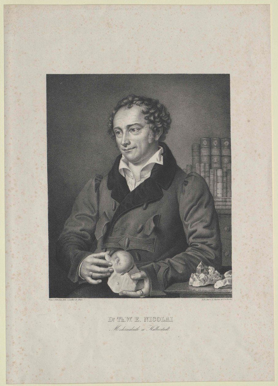 Theodor Wilhelm Immanuel Nicolai autorstwa Artist Unknown