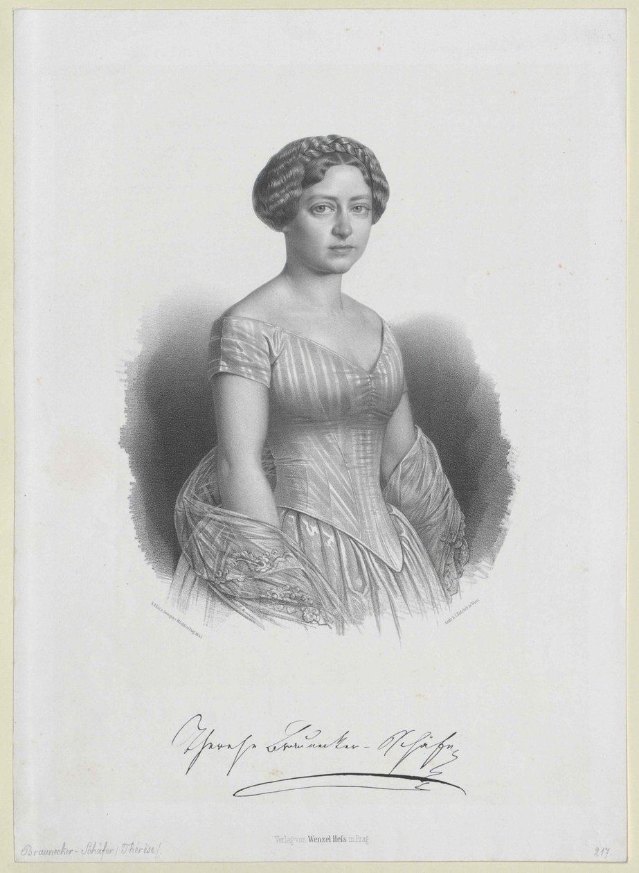 Therese Schaefer autorstwa Artist Unknown