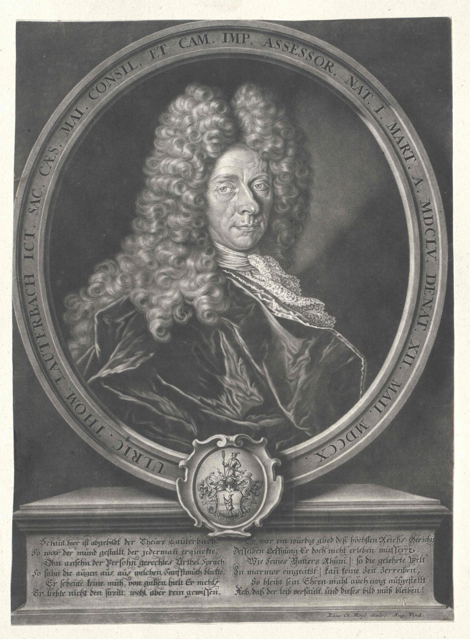 Ulrich Thomas Lauterbach autorstwa Artist Unknown