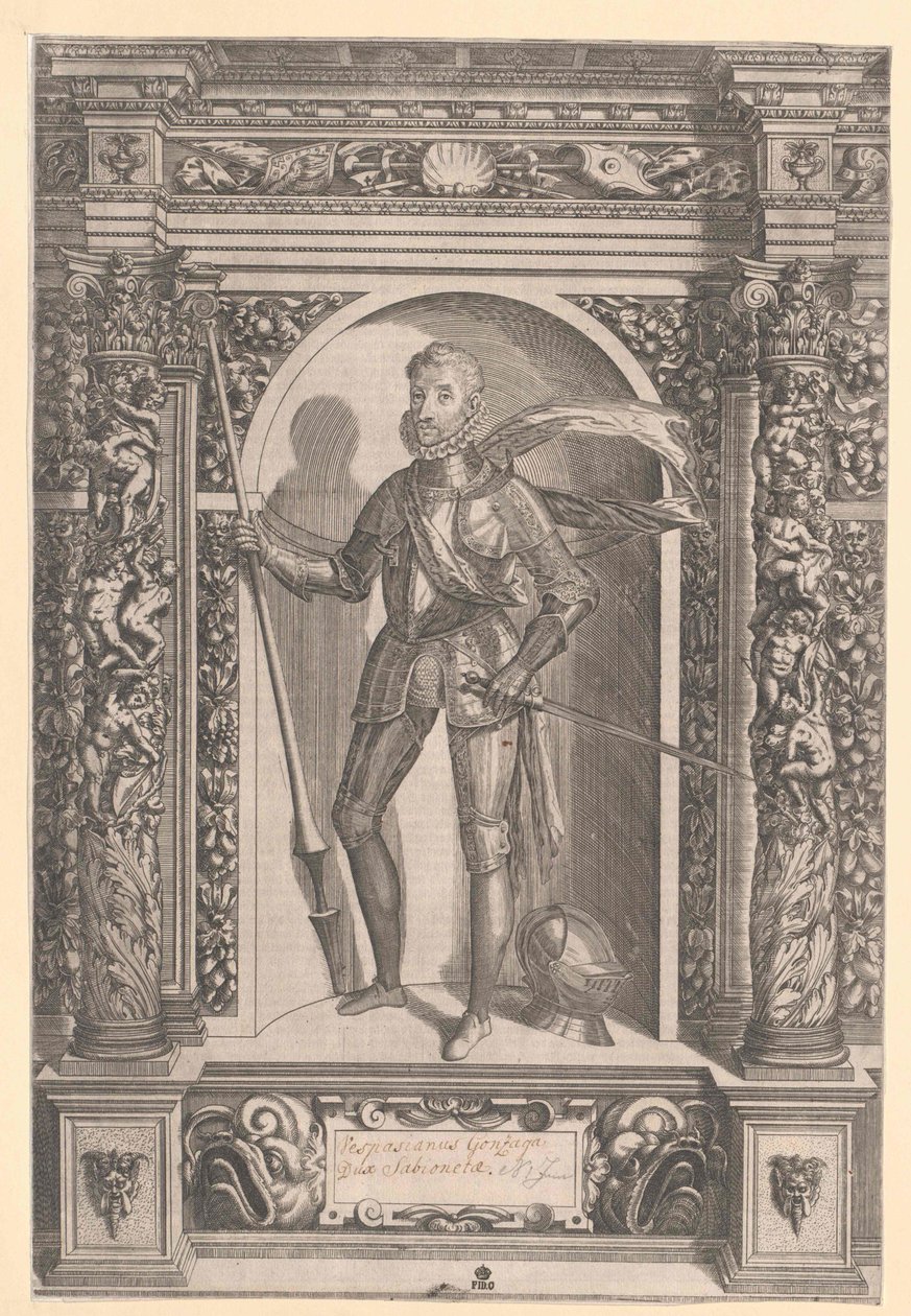 Vespasiano książę Sabioneda Gonzaga autorstwa Artist Unknown