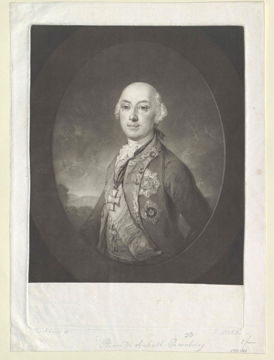 Wiktor Amadeusz książę Anhalt-Bernburg-Schaumburg-Hoym autorstwa Artist Unknown