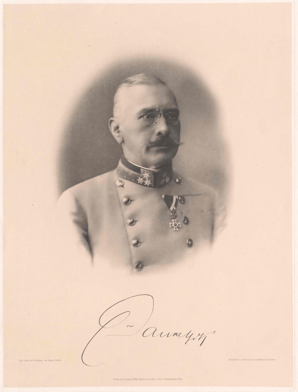 Wiktor hrabia Dankl von Kraśnik (druk) autorstwa Artist Unknown