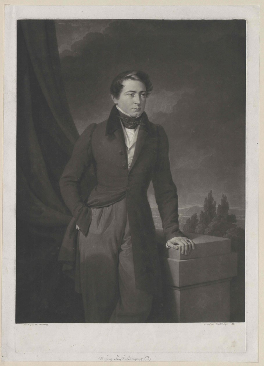 Vincenz książę Auersperg autorstwa Artist Unknown