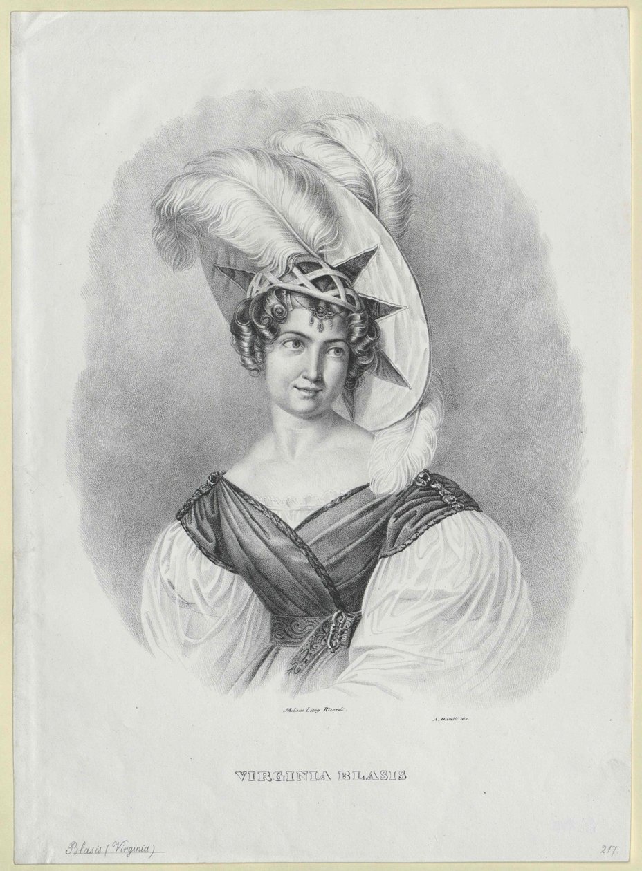 Virginia Blasis autorstwa Artist Unknown