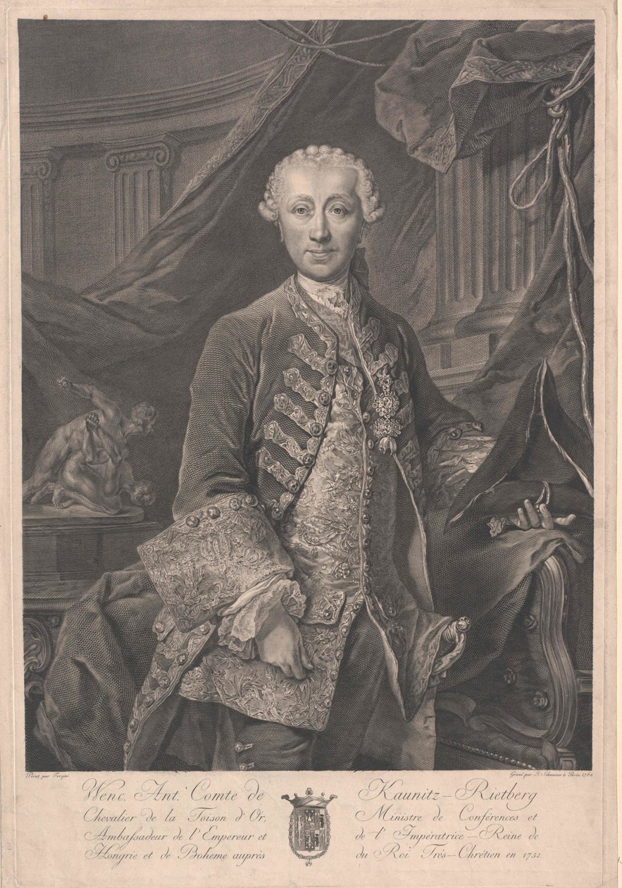Wenzel Anton książę Kaunitz-Rietberg autorstwa Artist Unknown