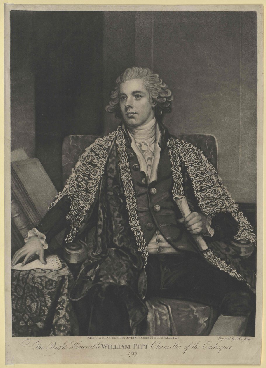 William Pitt autorstwa Artist Unknown