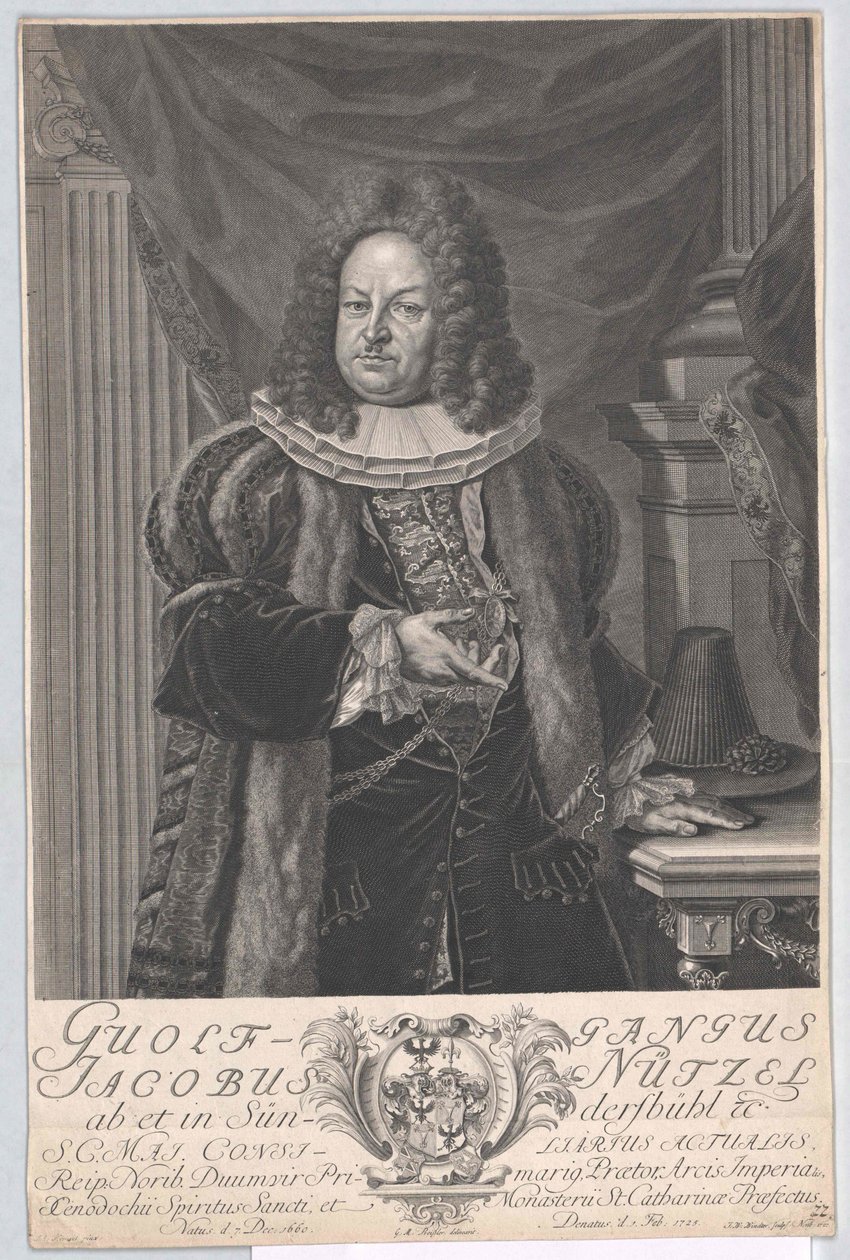 Wolfgang Jacob Nuetzel von Suendersbuehl autorstwa Artist Unknown