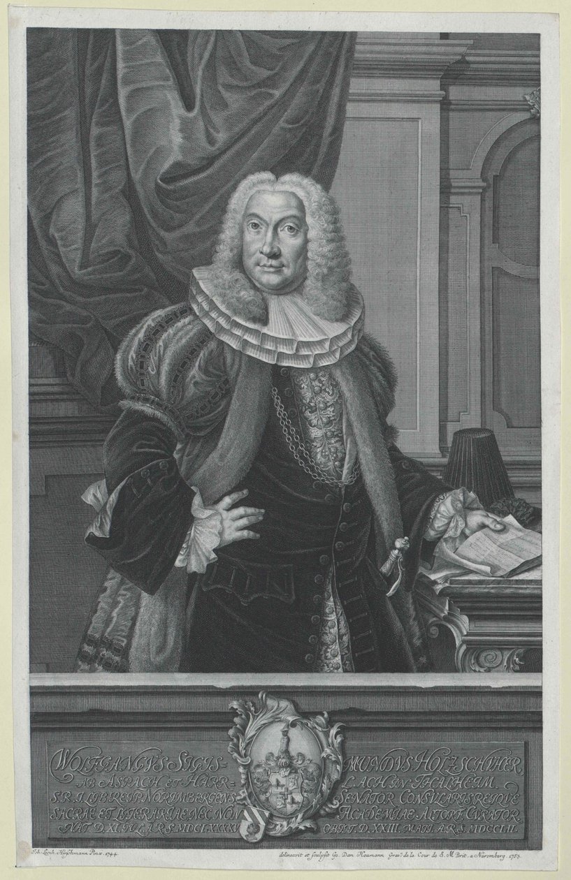 Wolfgang Sigismund Holzschuher autorstwa Artist Unknown