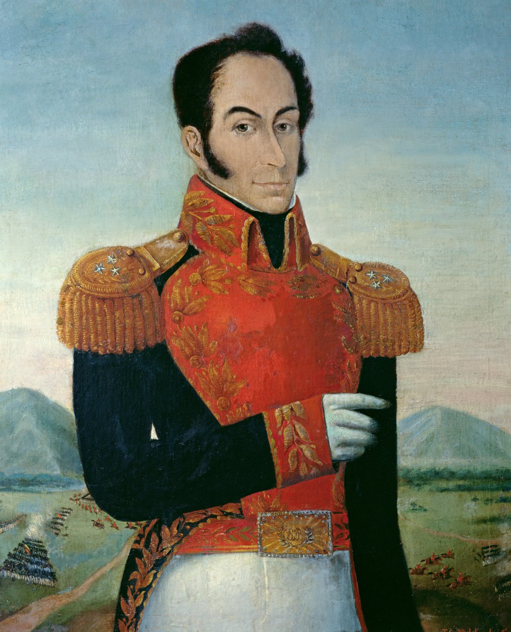 Simon Bolivar (1783-1830) autorstwa Arturo Michelena