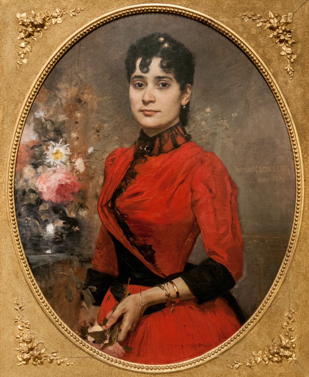 Portret Emilii Alcalá autorstwa Arturo Michelena