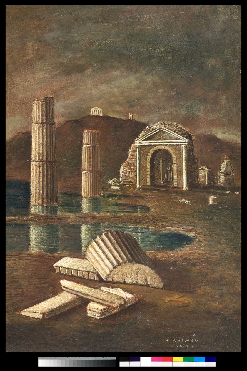 Bezludna plaża, 1930 autorstwa Arturo Nathan