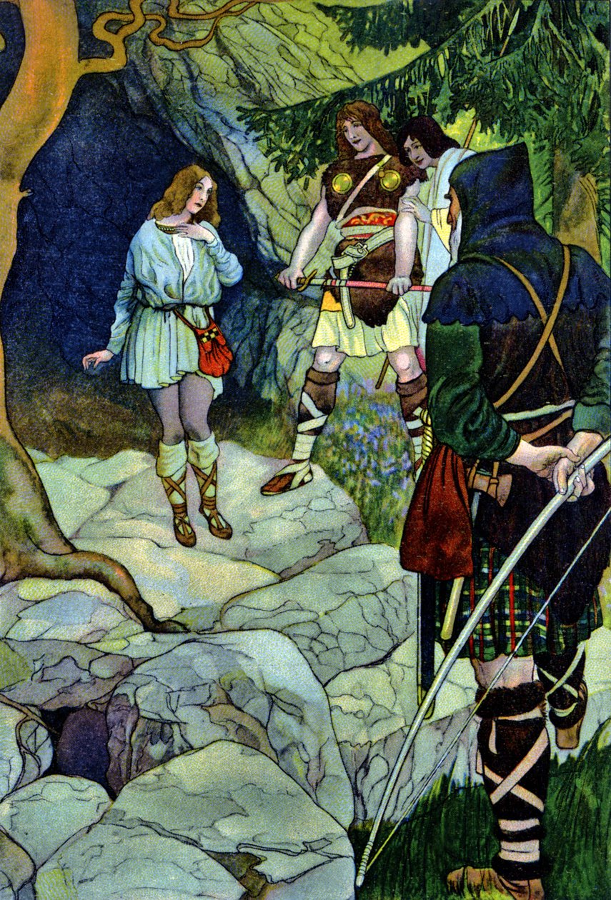 Cymbeline, sztuka Williama Szekspira, ok. 1880 r. (druk) autorstwa Artus Scheiner