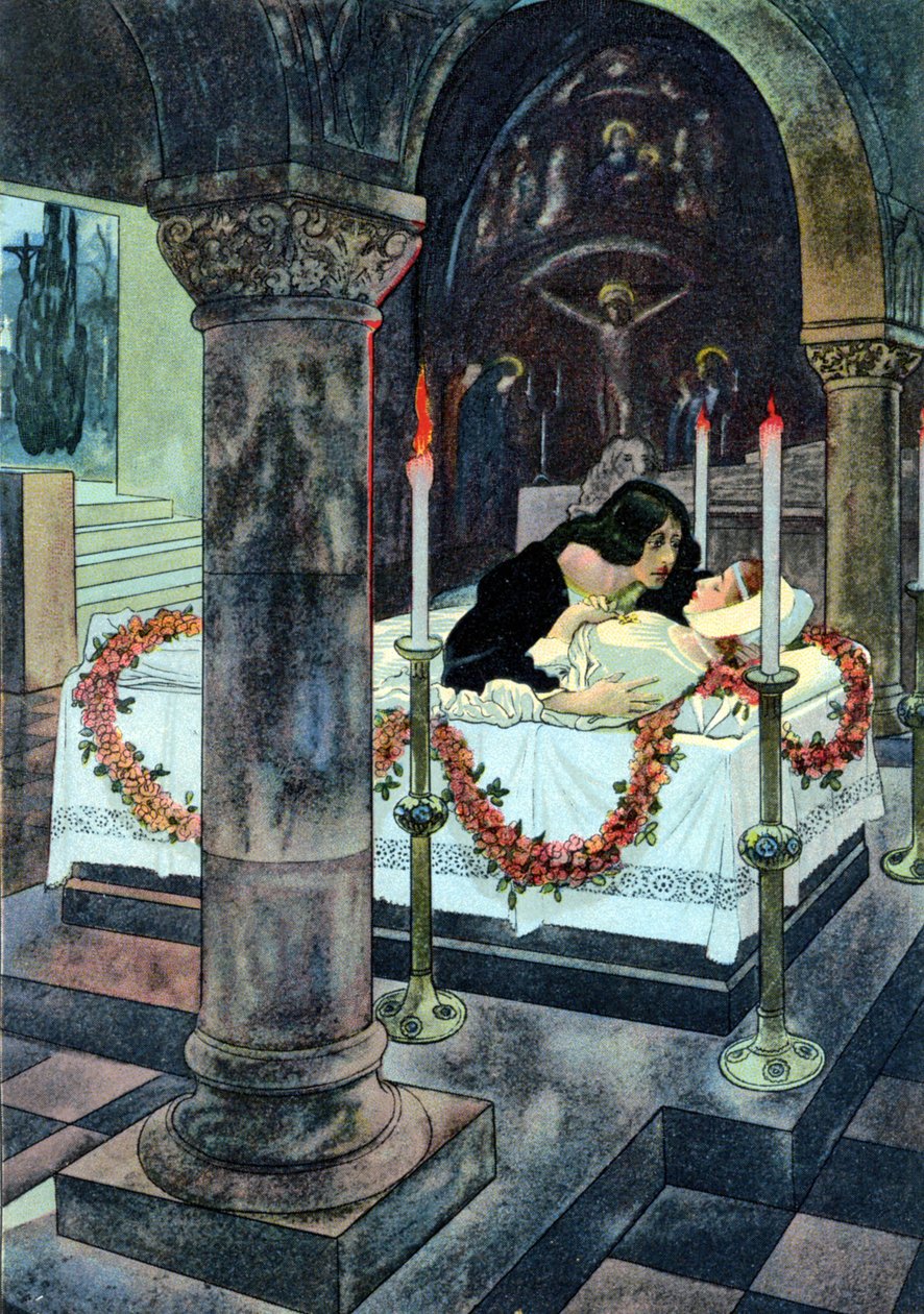 Romeo i Julia, ok. 1880 r. (druk) autorstwa Artus Scheiner
