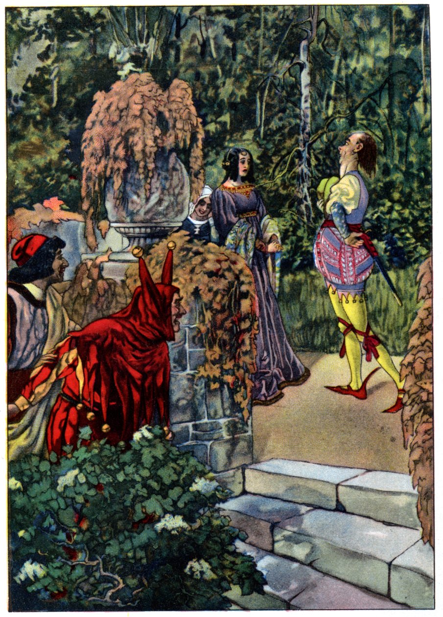 Wieczór Trzech Króli, sztuka Williama Szekspira, ok. 1880 r. (druk) autorstwa Artus Scheiner