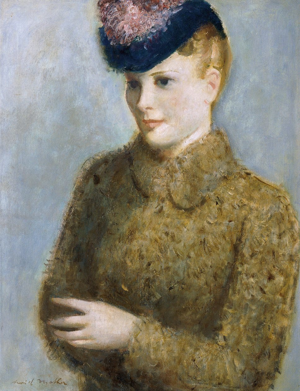 portret dziewczyny autorstwa Arvid Mather