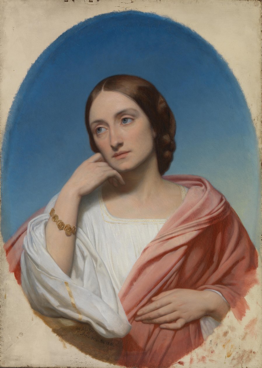 Pani Robert Hollond, filantrop, z domu Ellen Julia Teed (1822 - 1884) autorstwa Ary Scheffer