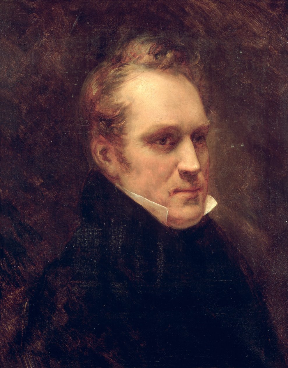 Portret Aimable-Guillaume-Prosper Brugiere (1782-1866) Baron Barante autorstwa Ary Scheffer