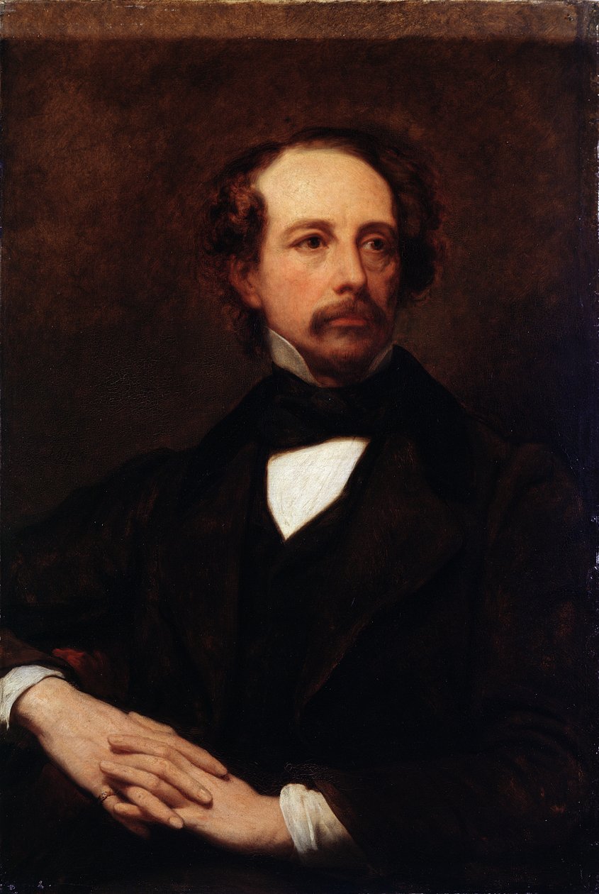 Portret Karola Dickensa (1812-1870) 1855 autorstwa Ary Scheffer