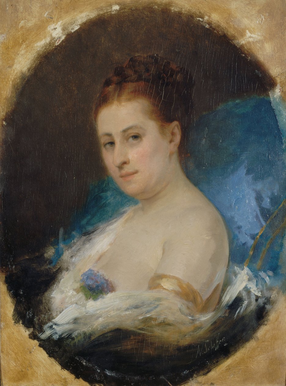 Portret aktorki Adelaide Ristori 1822-1906, ok. 1857. autorstwa Ary Arnold Scheffer