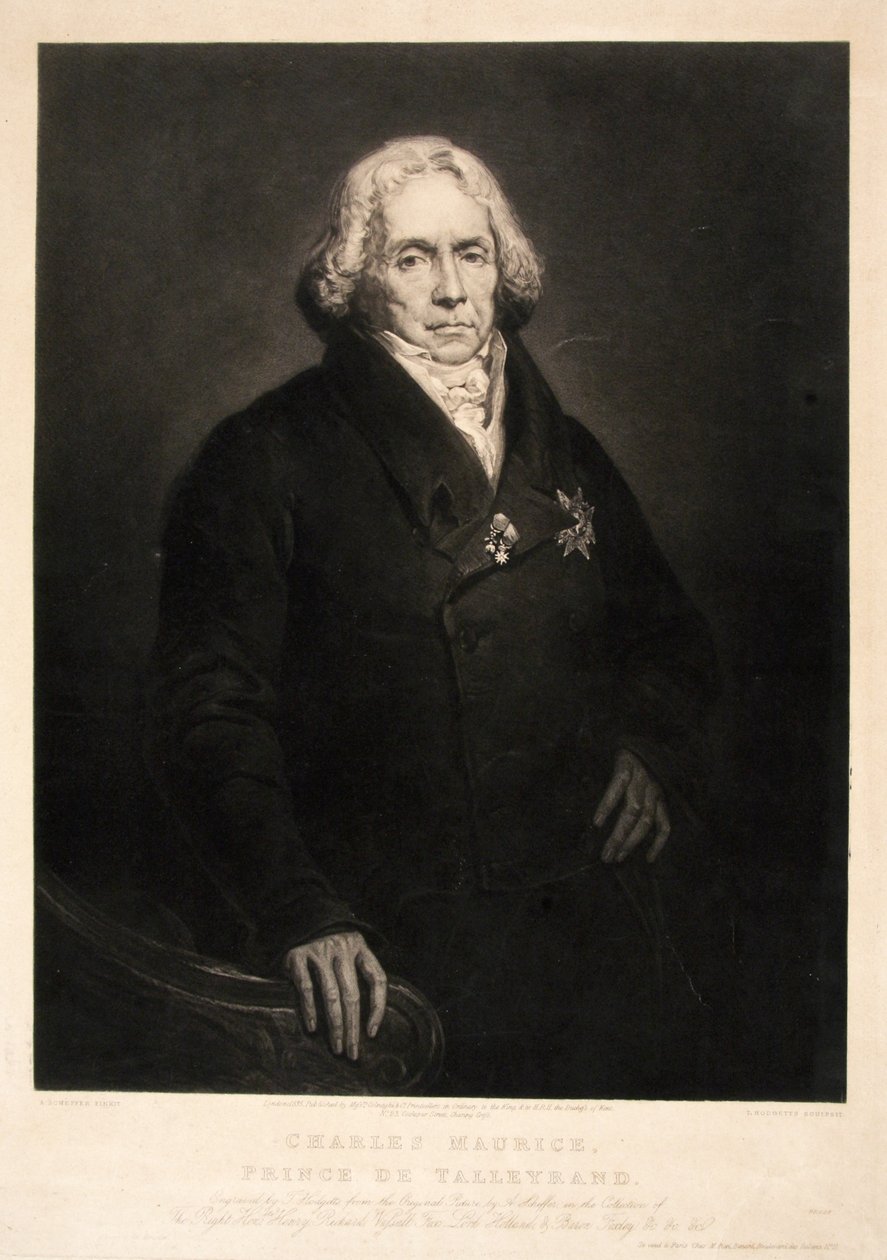Charles Maurice Książę de Talleyrand, wyd. 1835 autorstwa Ary Scheffer